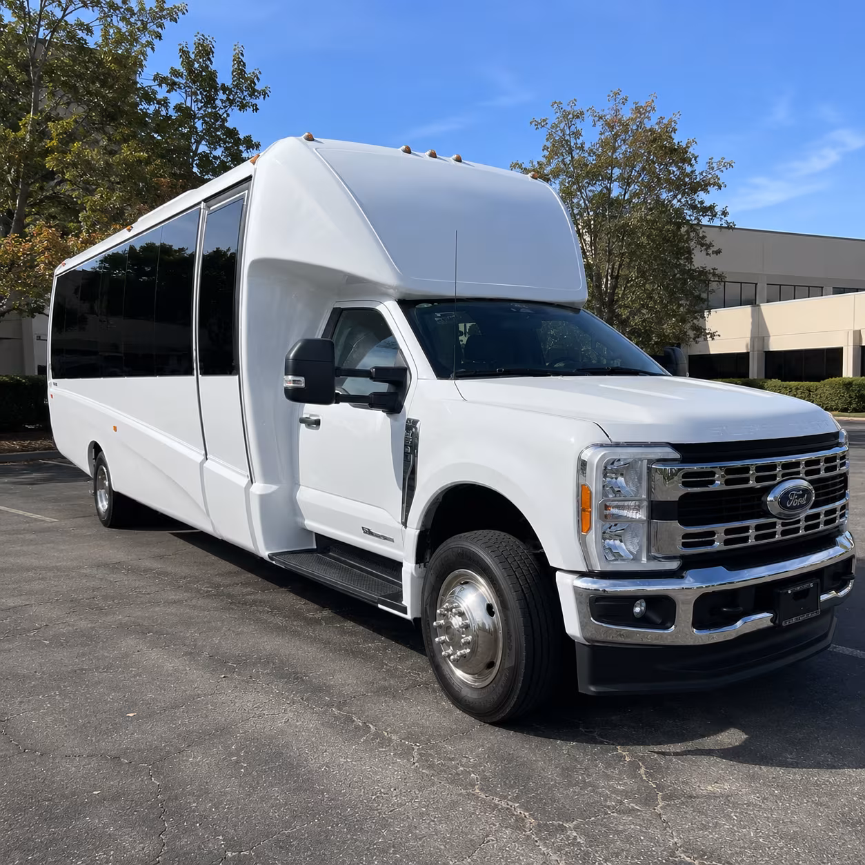 Hollywood Airport Shuttle & Transportation party bus exterior