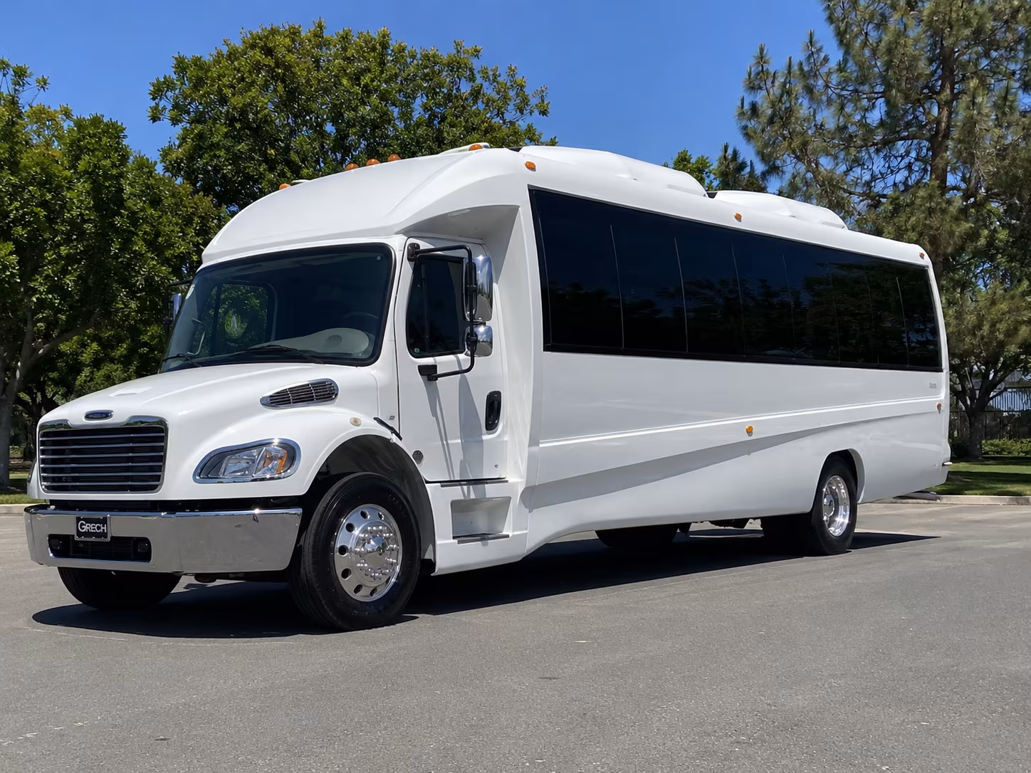 Hollywood Bachelor & Bachelorette Transportation party bus exterior