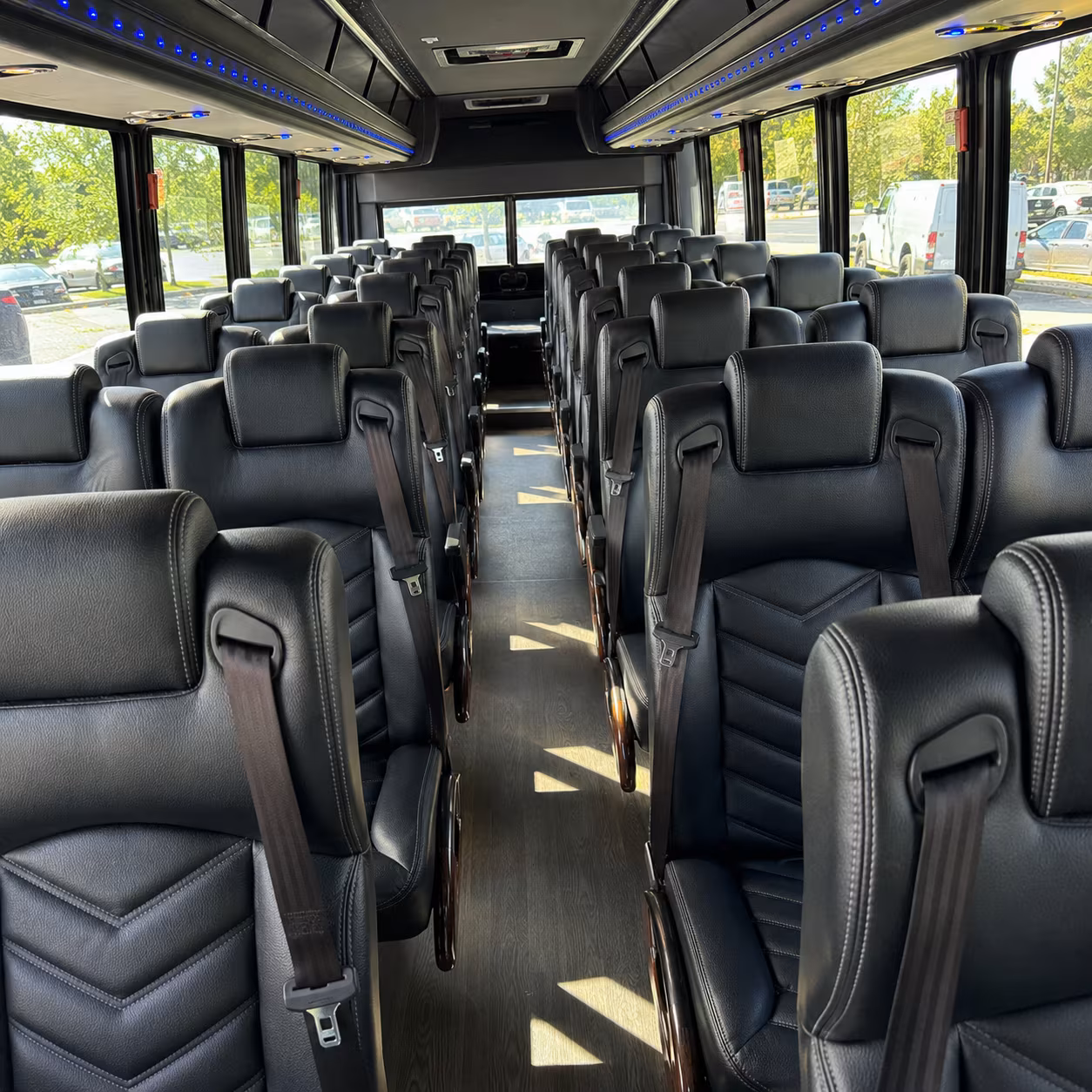 Hollywood Corporate Transportation party bus exterior