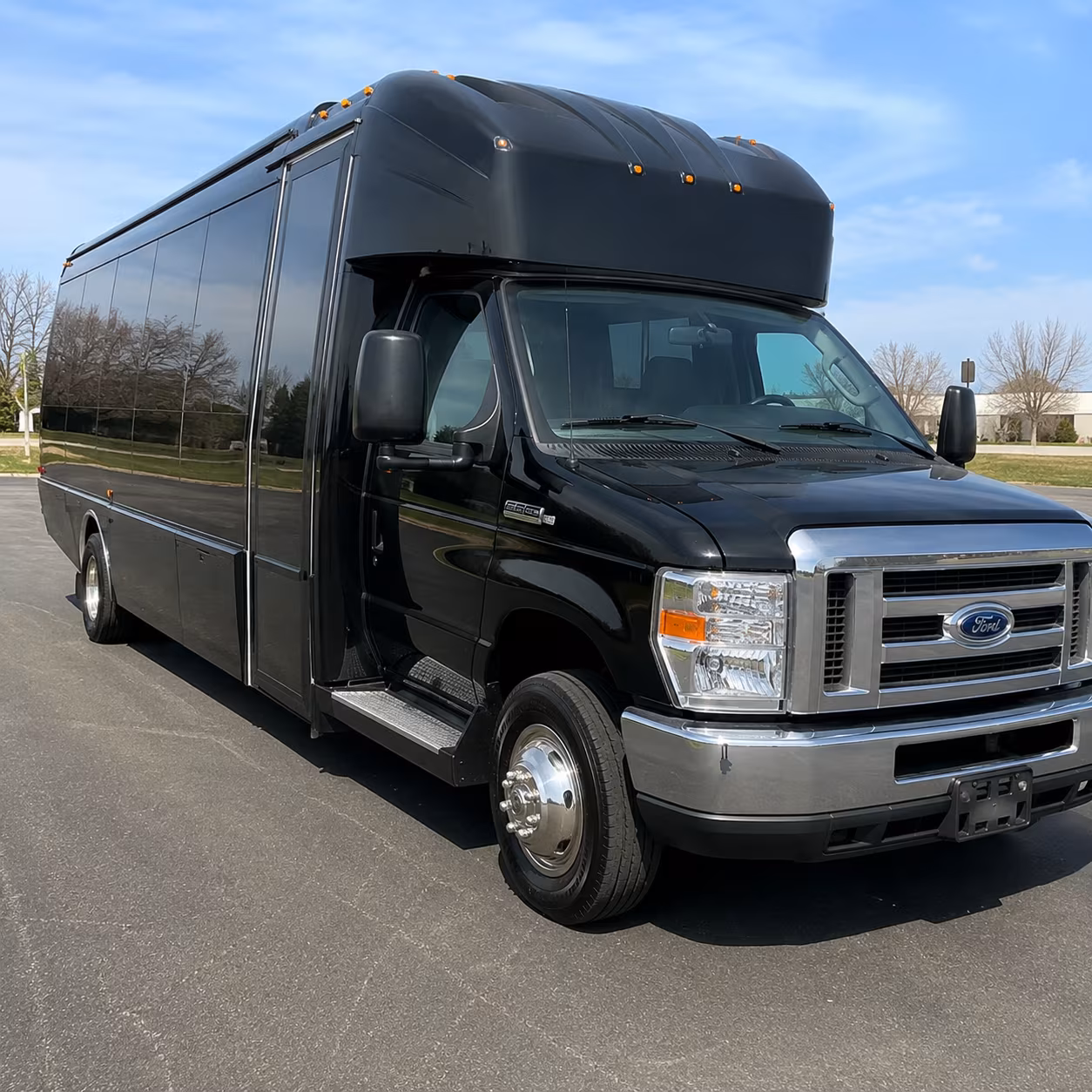 Hollywood Private Event Transportation party bus exterior