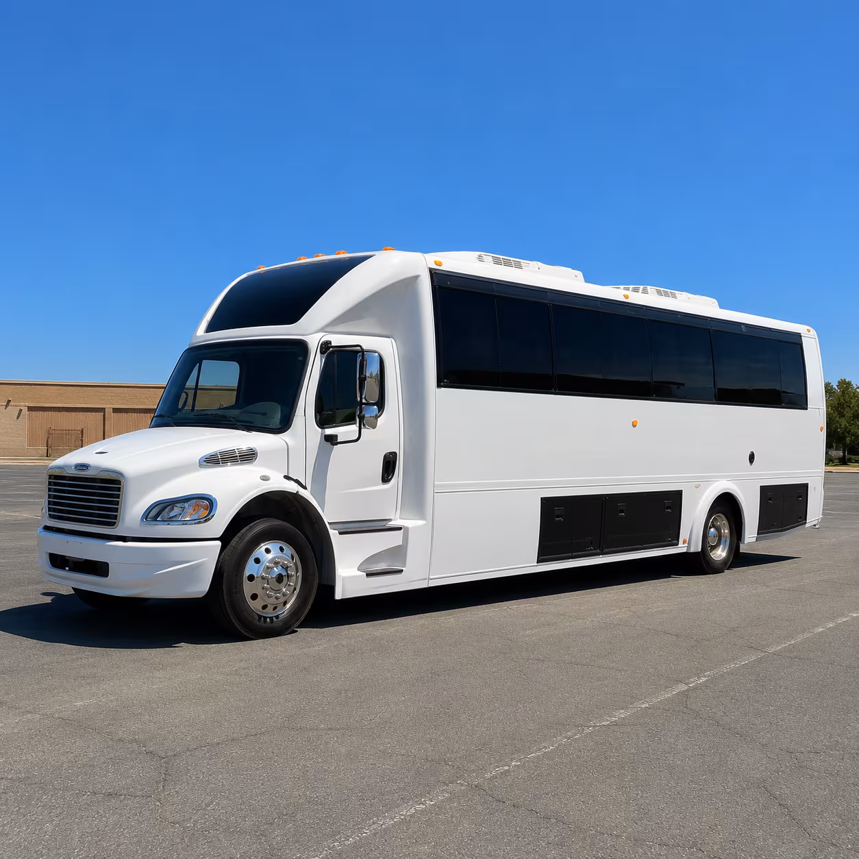 Hollywood Private Event Transportation party bus exterior