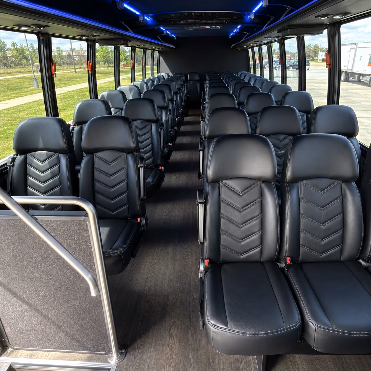 Hollywood School Event Transportation party bus exterior