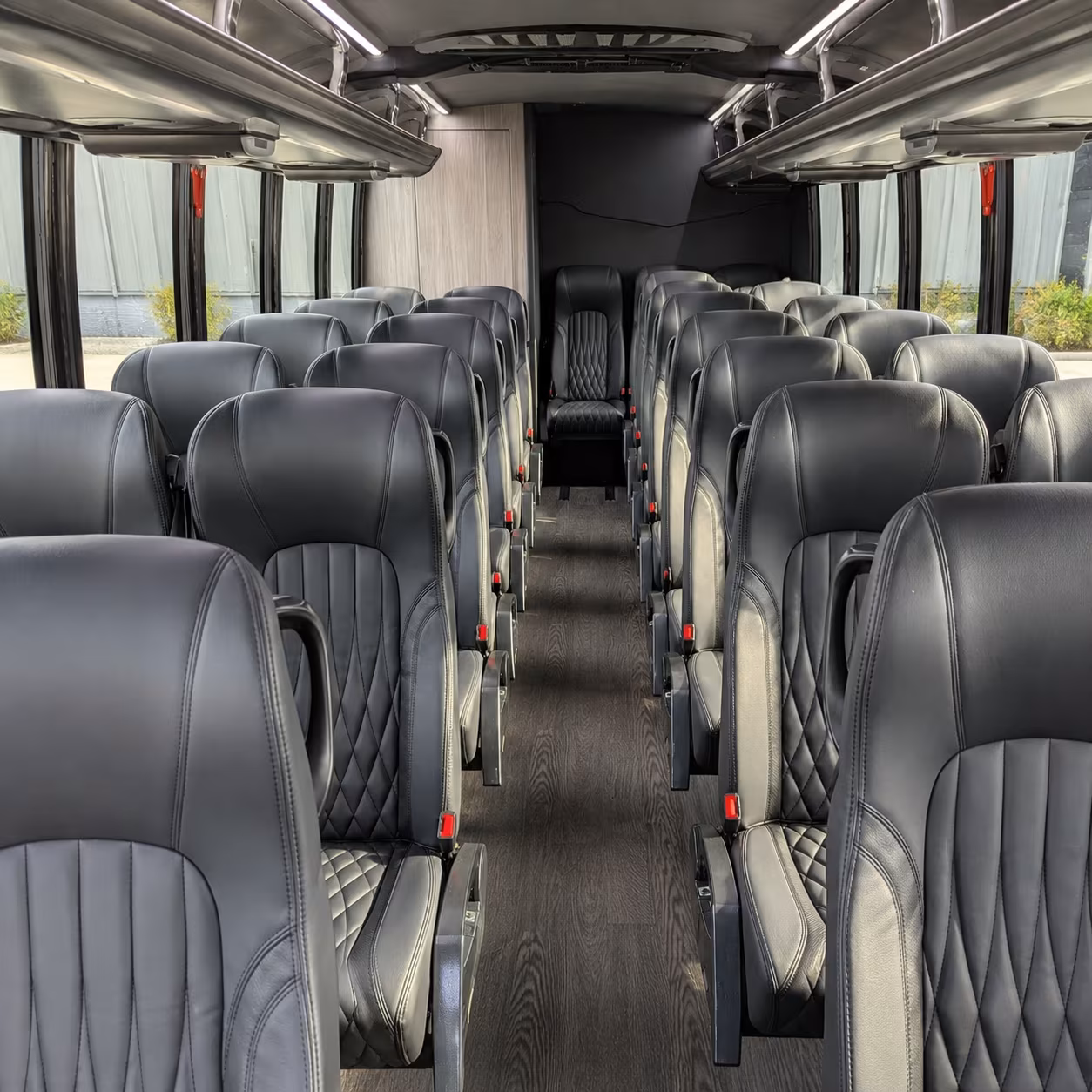 Hollywood School Event Transportation party bus interior
