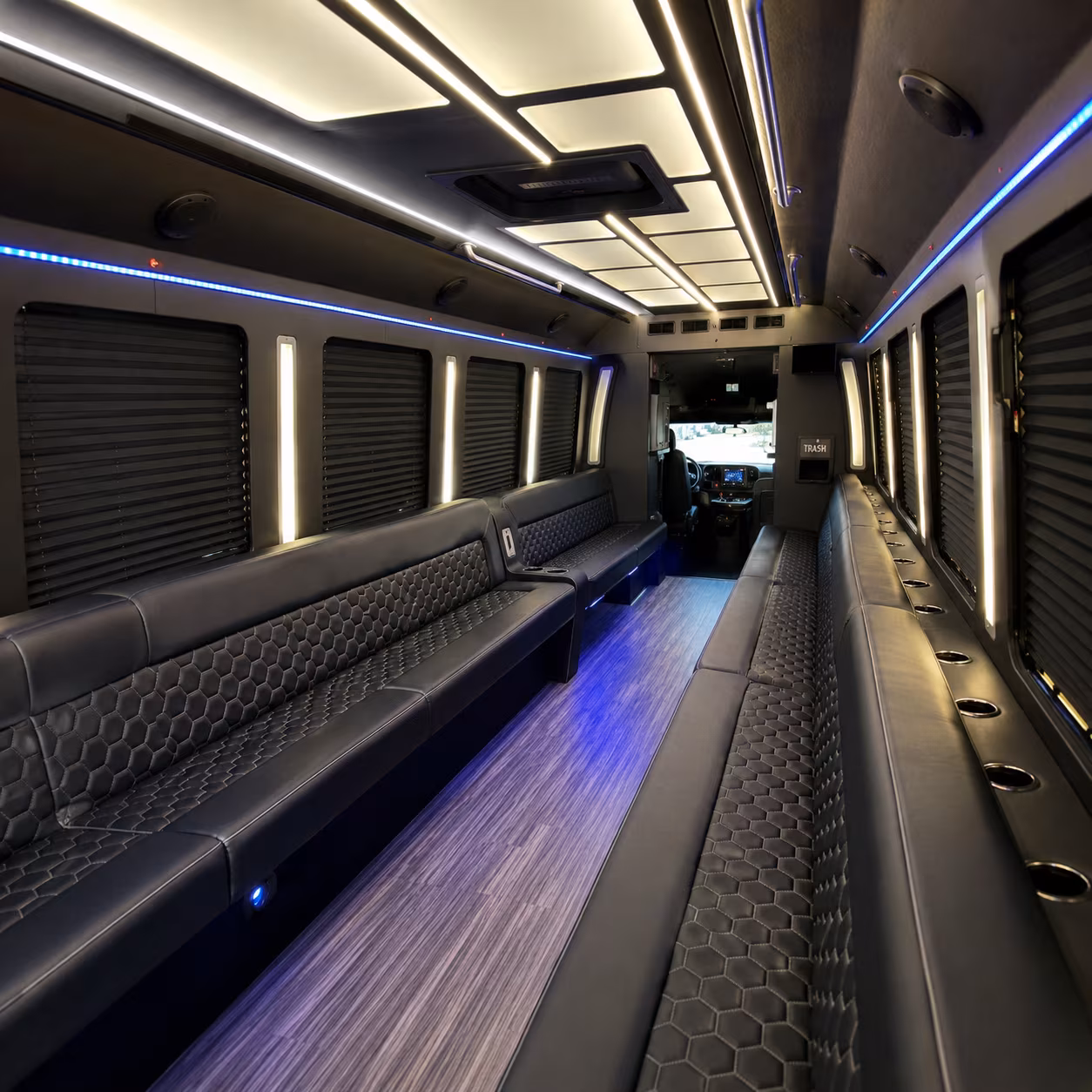 Hollywood Sporting Event Transportation party bus exterior