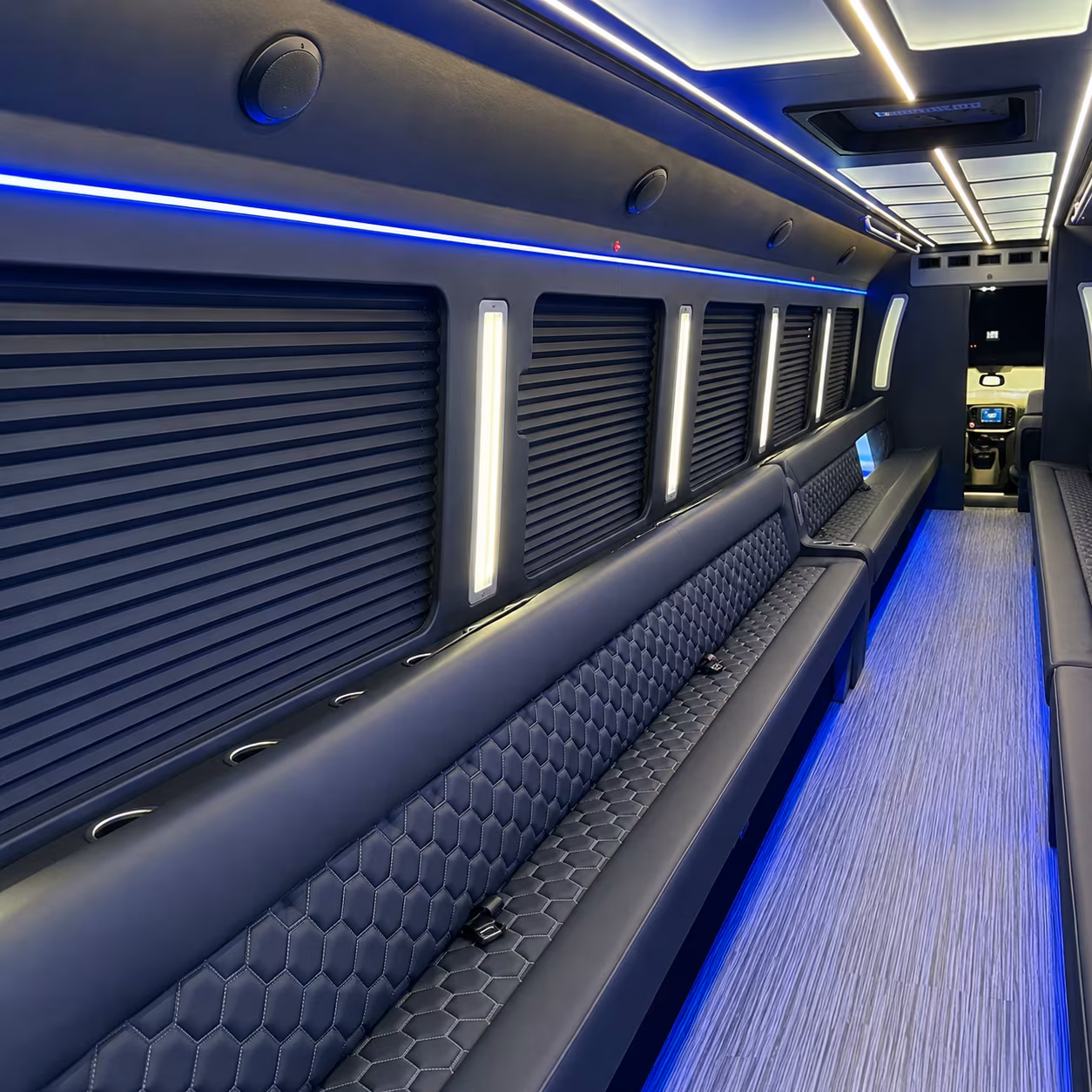 Hollywood Wedding Transportation party bus exterior